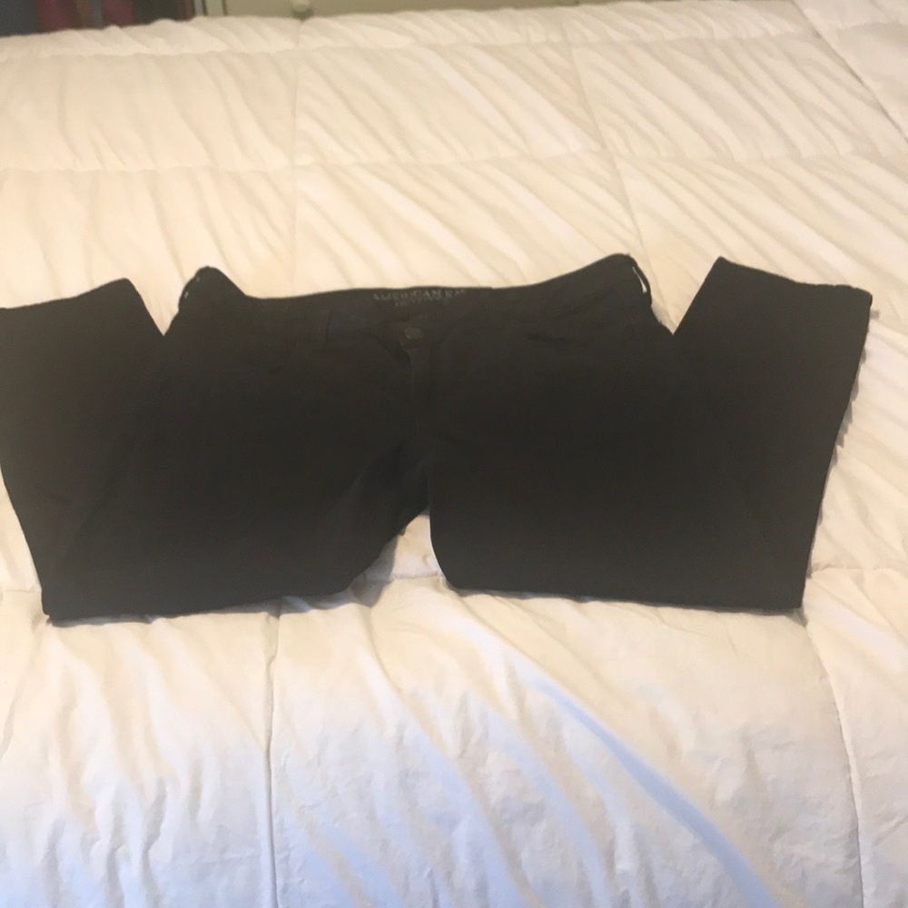 American Eagle Black Jeggings 18S